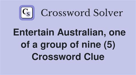 groups of nine crossword clue|group of 9 5 8 letters.